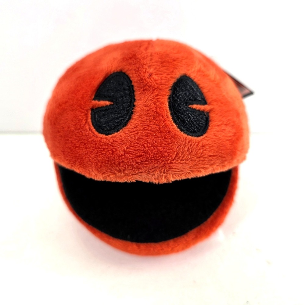 Pac-Man Battle Royale Red Plush Toy Factory Bandai Namco 4.6 Inch NWT